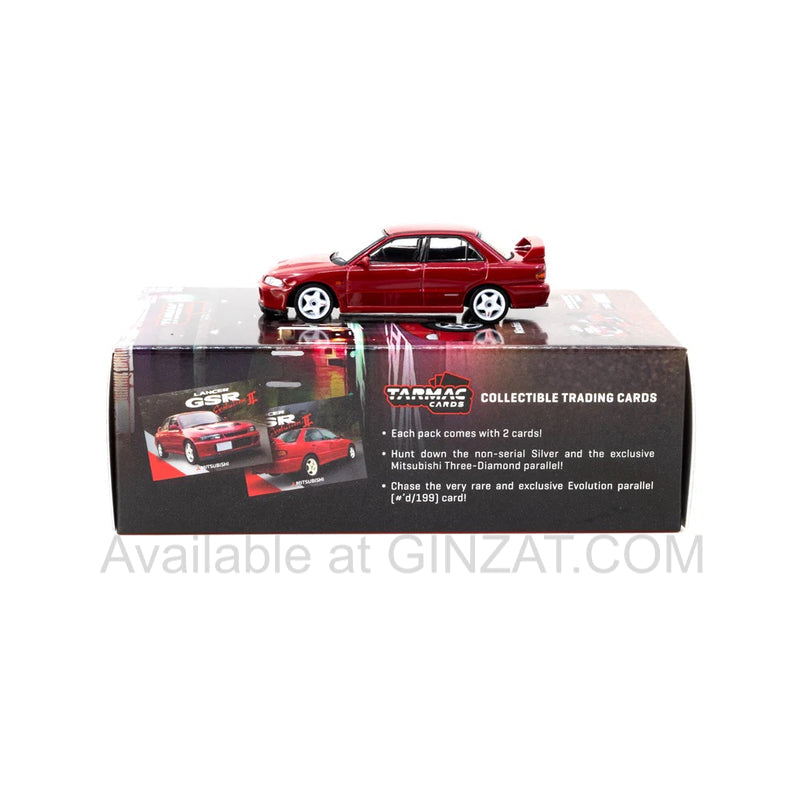 Mitsubishi Lancer GSR Evolution II Red, Tarmac Works diecast model car