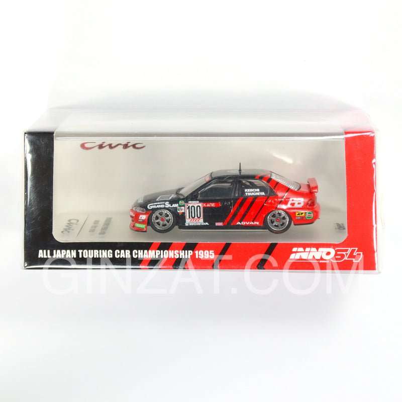 Honda Civic Ferio Gr.A #100 ADVAN K.Tsuchiya JTCC 1995, INNO64 diecast model car