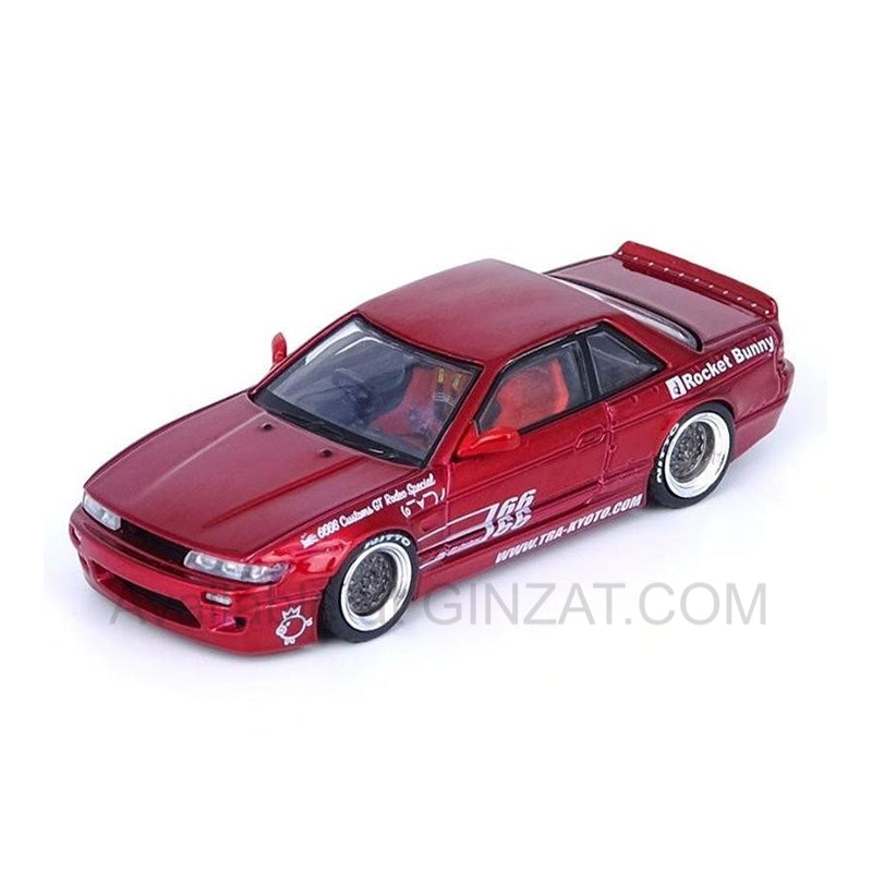 Nissan Silvia S13 (V2) Pandem / Rocket Bunny Red Metallic, INNO64 diecast model car