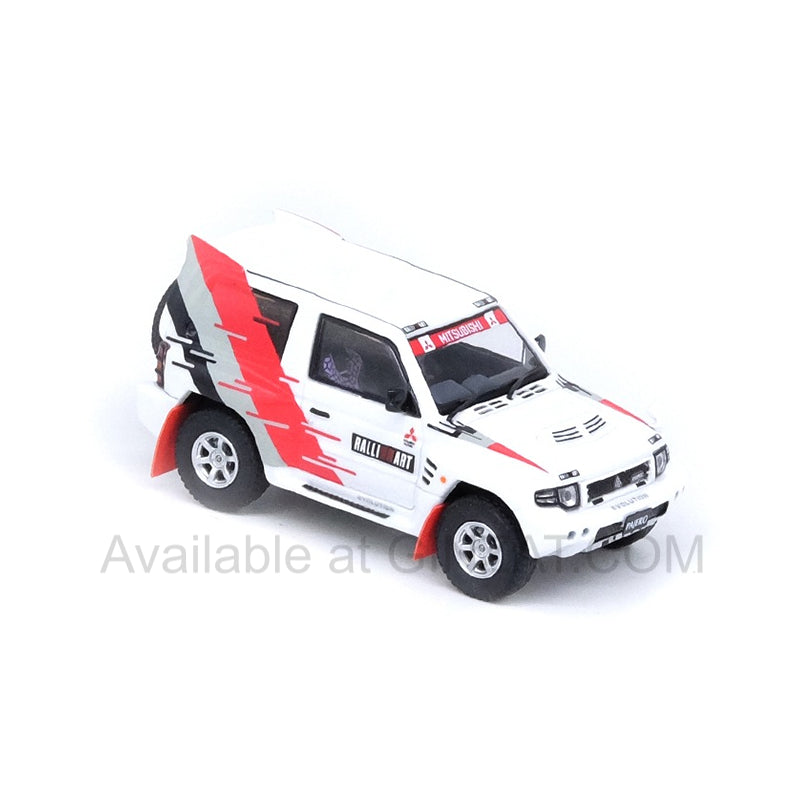 Mitsubishi Pajero Evolution `RALLIART` White, INNO64 diecast model car