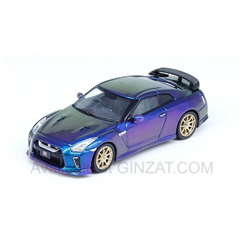 Nissan GT-R (R35) T-SPEC Midnight Purple, INNO64 diecast model car