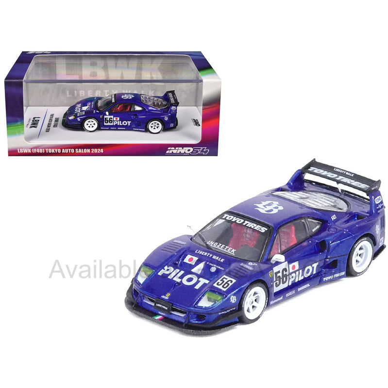 LB-WORKS F40 Tokyo Auto Salon 2024, INNO64 diecast model car