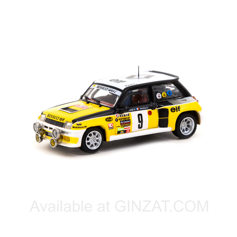 Renault 5 Turbo Monte Carlo Rally 1981 Winner, Tarmac Works diecast model car