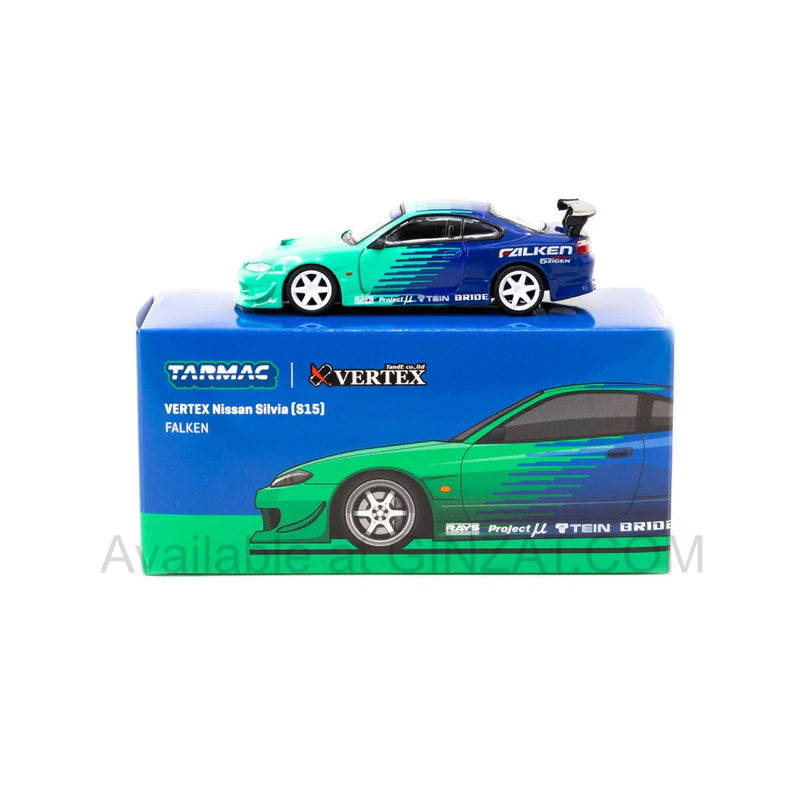 Tarmac Works 1/64 VERTEX Nissan Silvia S15 FALKEN