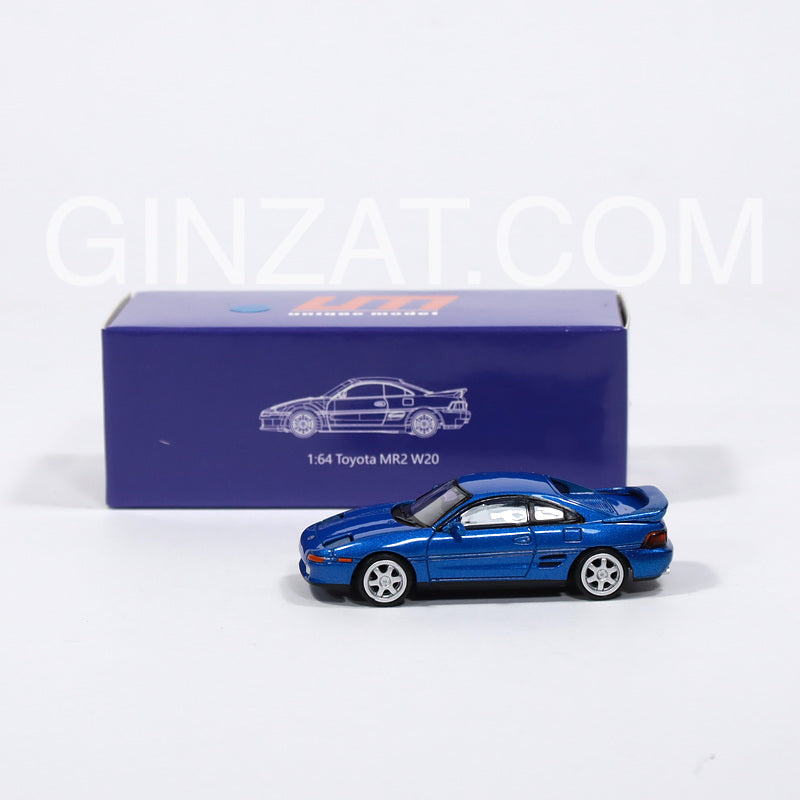 Toyota MR2 W20 Blue, unique model 1/64 diecast model car