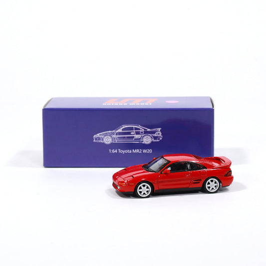 Toyota MR2 W20 Red, unique model 1/64 diecast model car