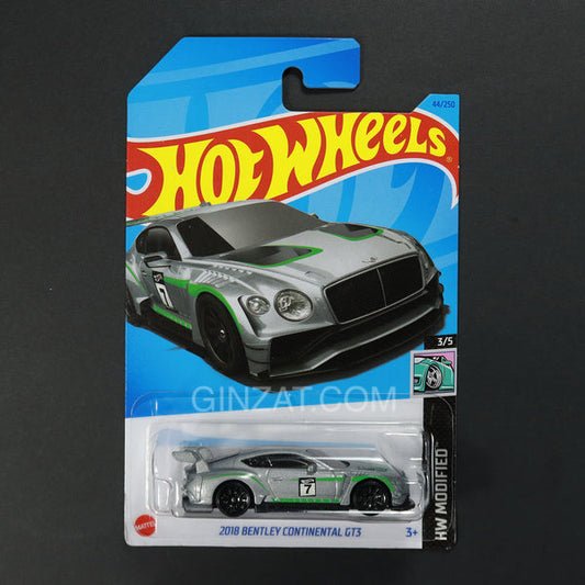 2018 Bentley Continental GT3, Hot Wheels diecast vehicle (2023)