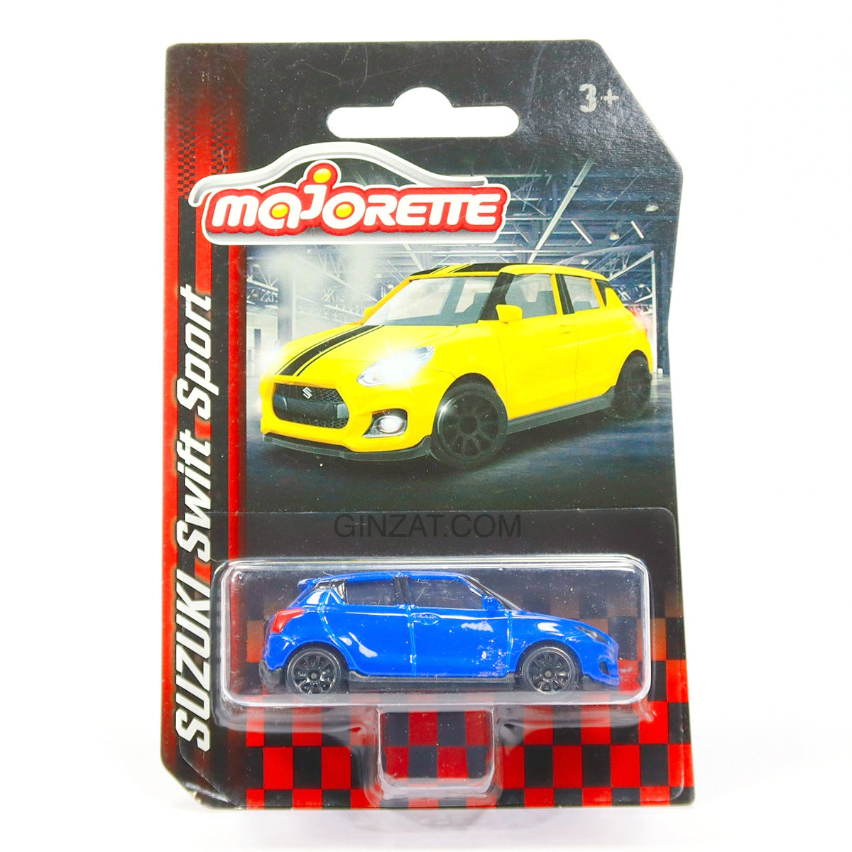 Suzuki Swift Sport Blue, Majorette diecast model car (Blister Pack)