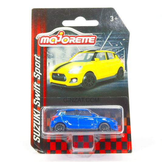 Suzuki Swift Sport Blue, Majorette diecast model car (Blister Pack)