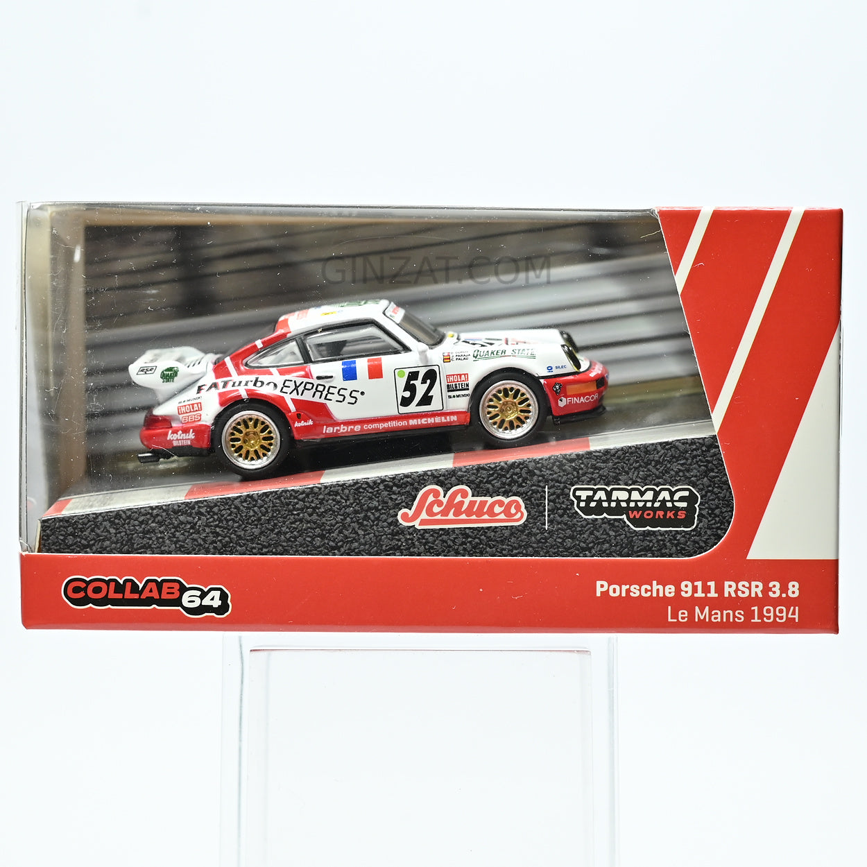 PORSCHE 911 RSR 3.8 Le Mans 1994, Tarmac Works x Schuco diecast model car