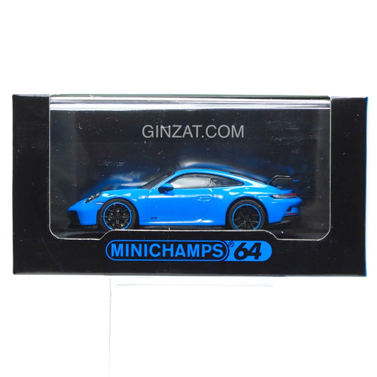 PORSCHE 911 (992) GT3 Shark Blue, MINICHAMPS 64 diecast model car