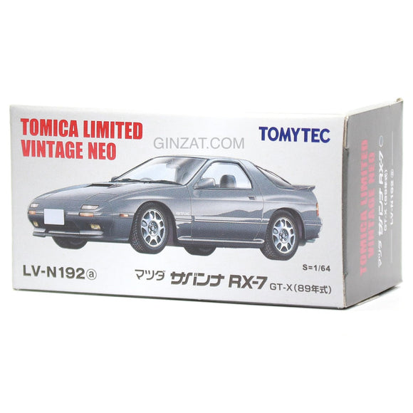 MAZDA Savannah RX-7 GT-X 89� Grey, Tomica Limited Vintage Neo diecast model car LV-N192a