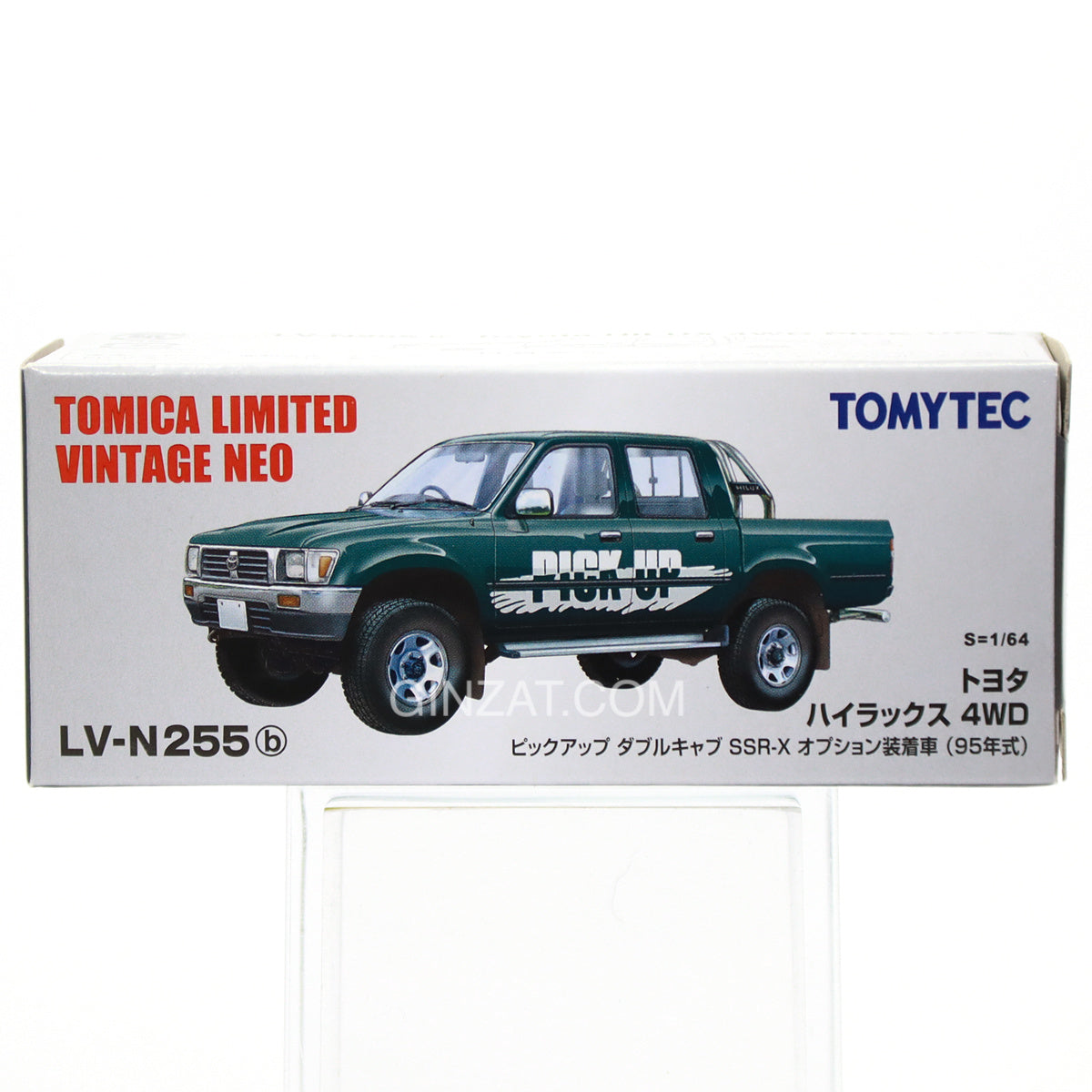 TOYOTA Hilux 4WD Double Cab SSR-X 95�, Tomica Limited Vintage Neo Diecast LV-N255b diecast model car