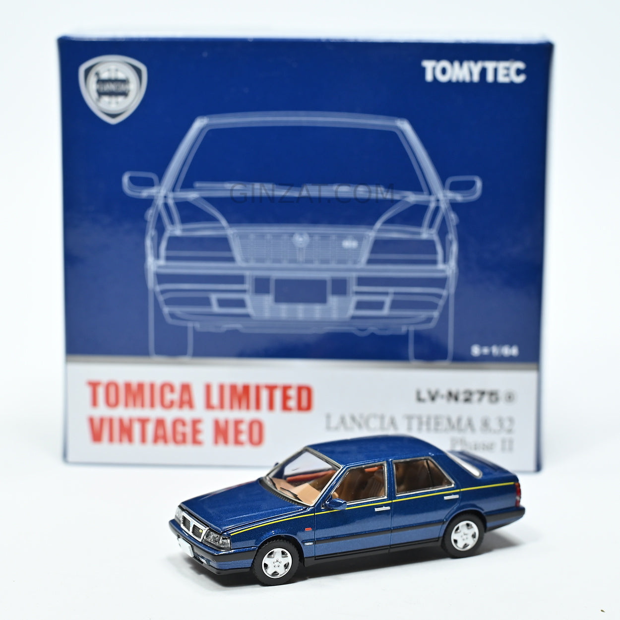 LANCIA Thema 8.32 Phase II, Tomica Limited Vintage Neo LV-N275a diecast model car