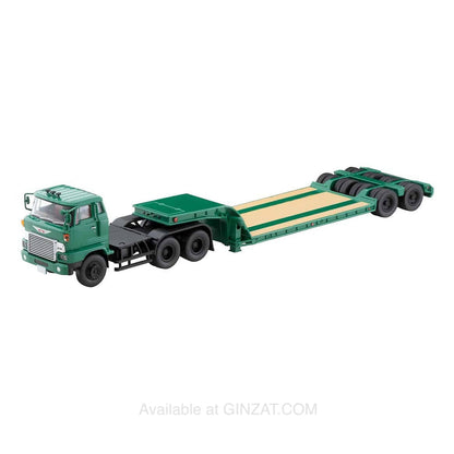 Hino HH341 Heavy Equipment Transportation Trailer (Green), Tomica Limited Vintage Neo LV-N173b