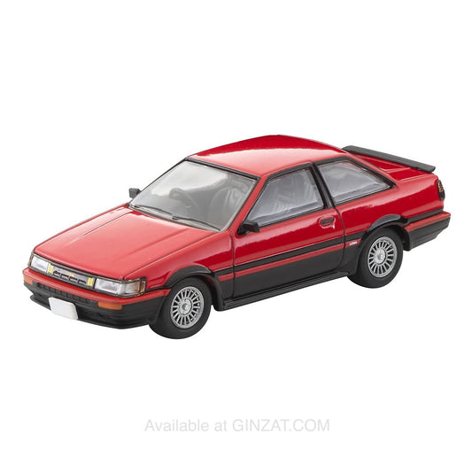 Toyota Corolla Levin 2 door GT-APEX 1985 Red/Black, Tomytec Tomica Limited Vintage Neo diecast model car LV-N304a 