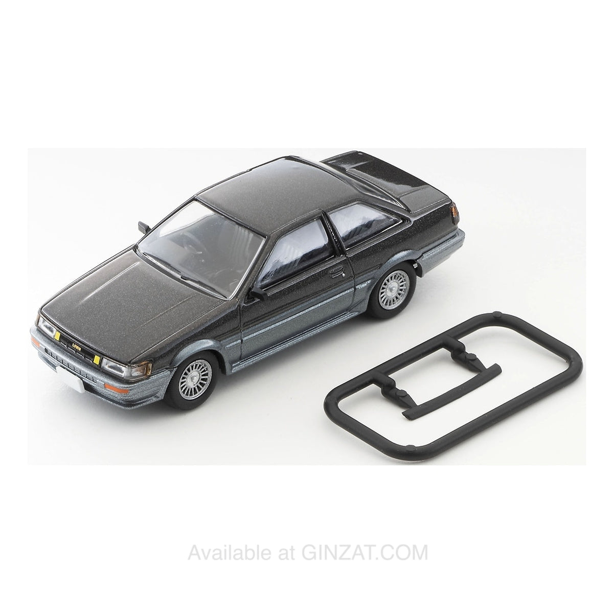 Toyota Corolla Levin 2 door GT-APEX 1985 Black/Grey, Tomytec Tomica Limited Vintage Neo diecast model car LV-N304b 