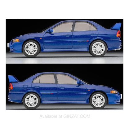 Mitsubishi Lancer GSR Evolution IV Blue, Tomytec Tomica Limited Vintage Neo diecast model car LV-N186e