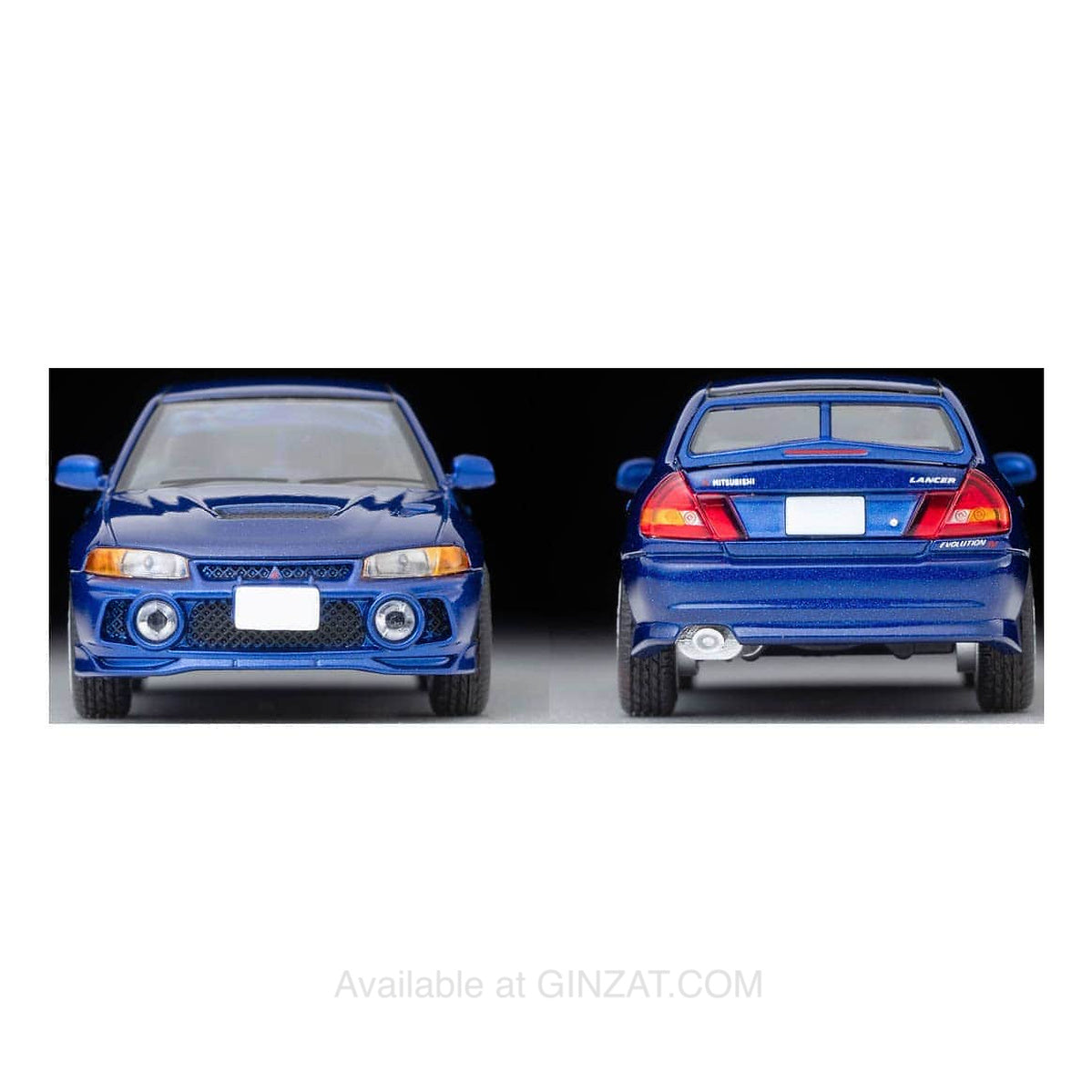 Mitsubishi Lancer GSR Evolution IV Blue, Tomytec Tomica Limited Vintage Neo diecast model car LV-N186e