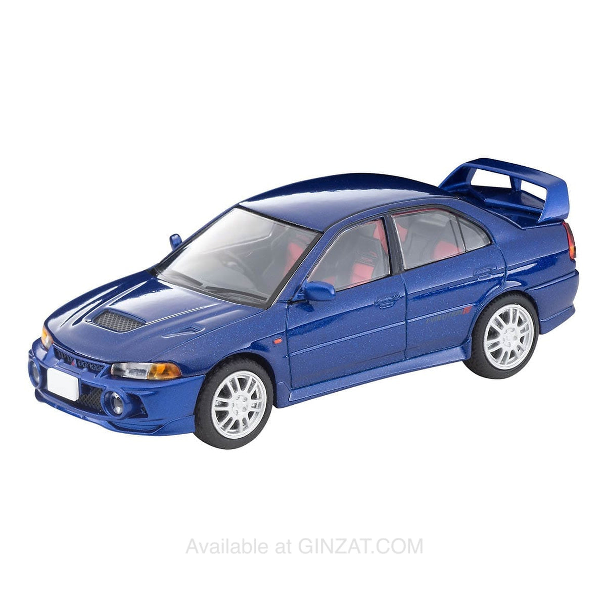 Mitsubishi Lancer GSR Evolution IV Blue, Tomytec Tomica Limited Vintage Neo diecast model car LV-N186e