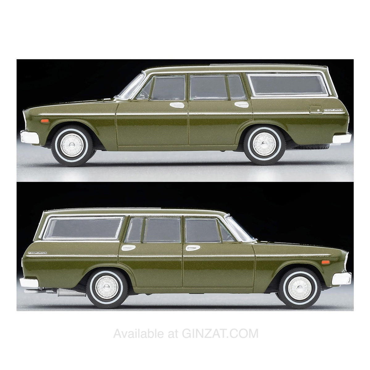 Toyopet Toyota Crown Custom '66 model (Green), Tomica Limited Vintage diecast model