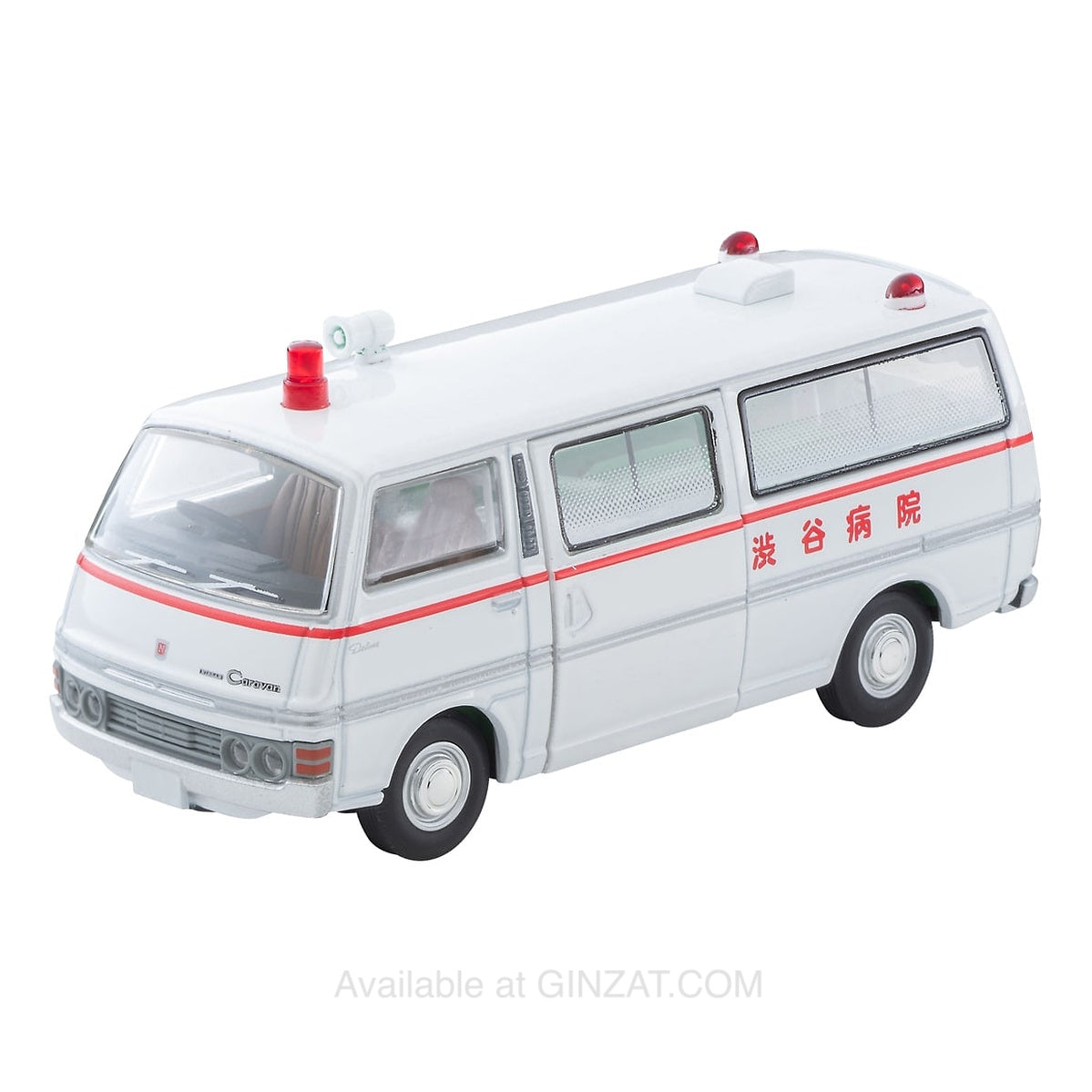 Tomica Limited Vintage NEO: LV-N Daitokai 01 Nissan Caravan Ambulance (Shibuya Hospital) Metropolis Part III Episode 7 from[Fugitive Runway] 