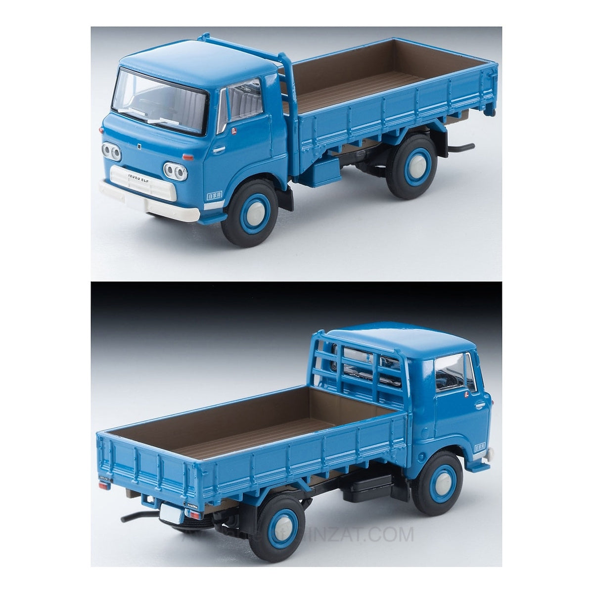 Isuzu Elf High Floor Cargo Bed (Blue)1966, Tomica Limited Vintage: LV-191b Diecast Model