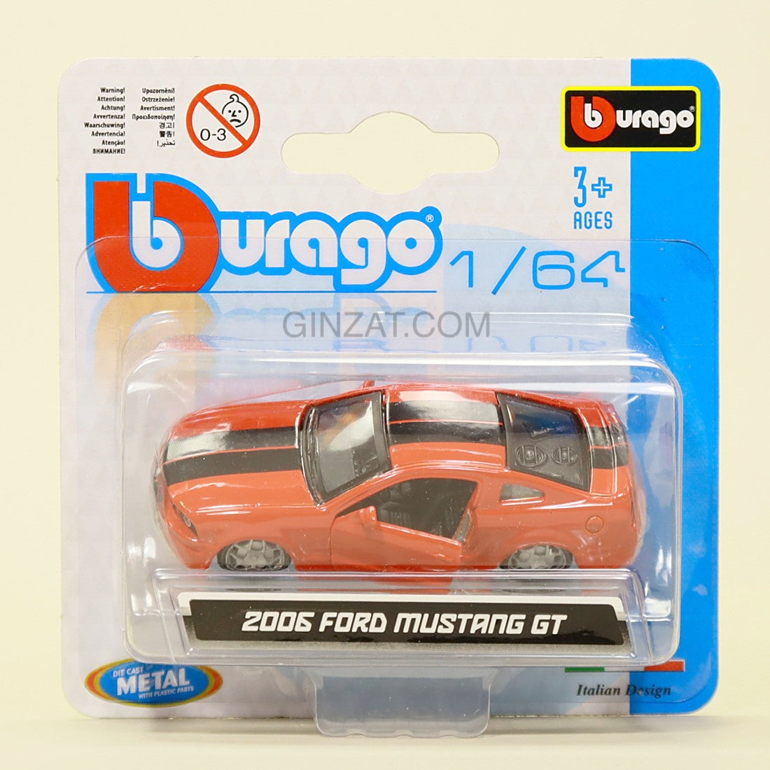 Ford Mustang GT, BBbrago 1/64 diecast model car