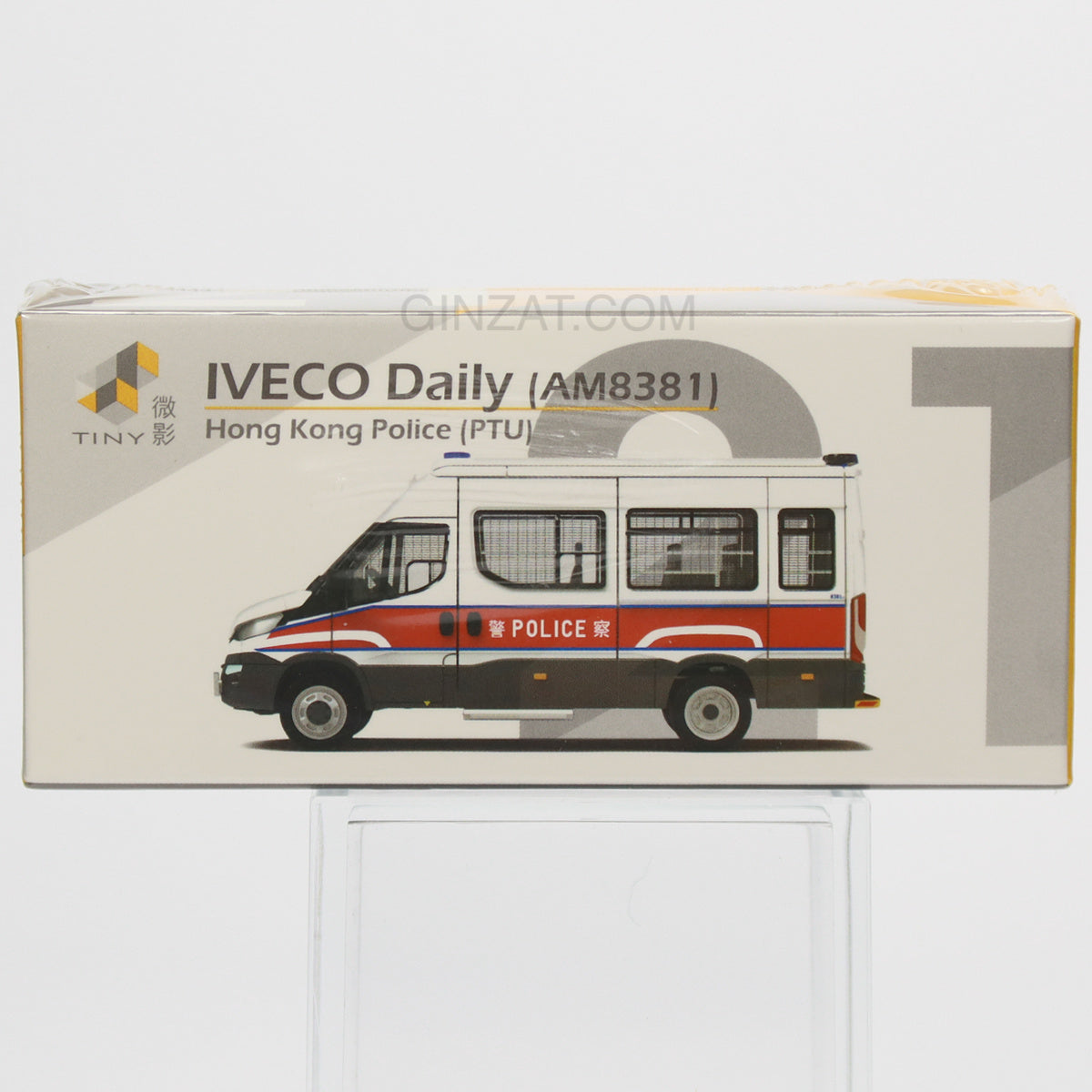 OVECO Daily (AM8381) Hong Kong Police (PTU), TINY No.21 diecast model car