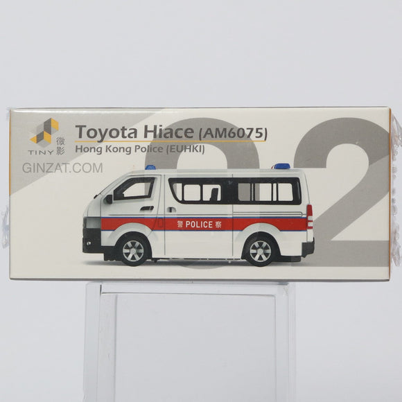 TOYOTA Hiace (AM6075) Hong Kong Police, TINY diecast model car