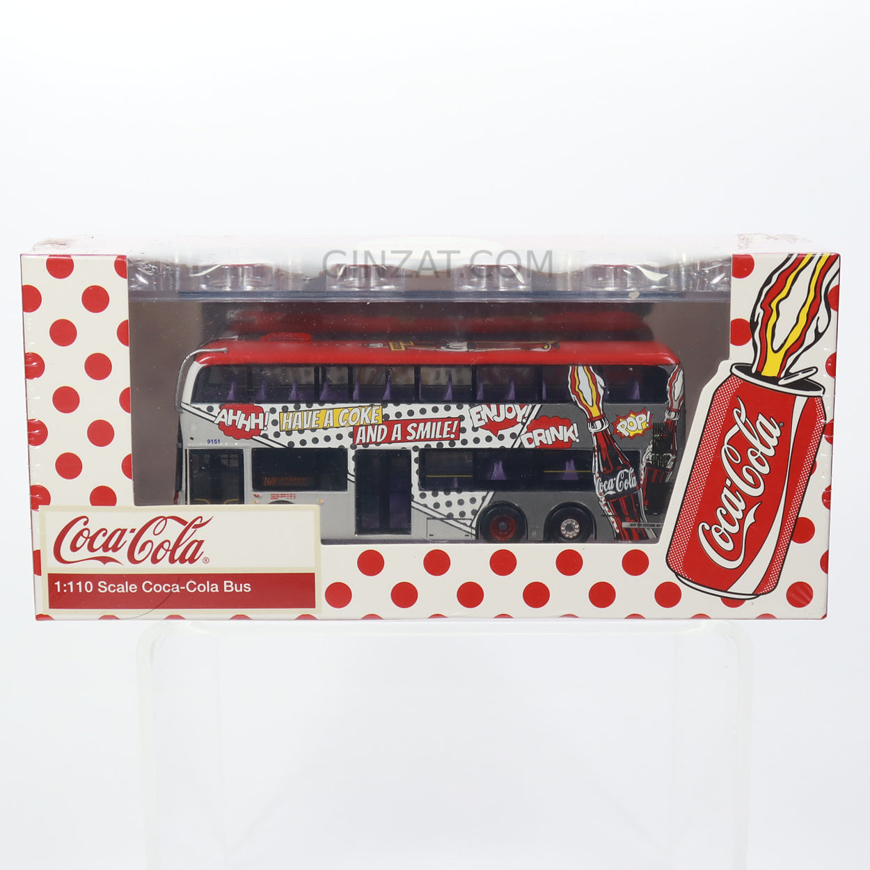 Coca-Cola Bus, TINY diecast model car