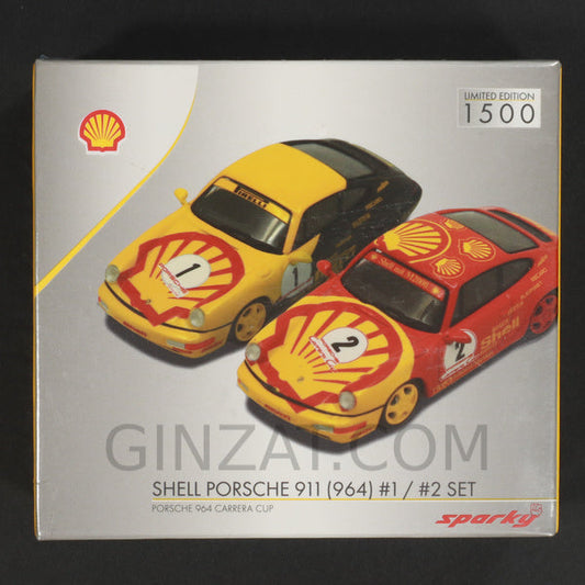 Shell Porsche 911 (964) #1 / #2 Set - 964 Carrera Club, TINY diecast model car