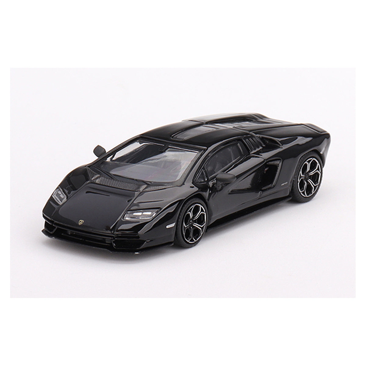 Lamborghini Countach LPI 800-4 Nero Maia, MINI GT No. 607 diecast model car