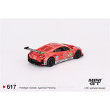 Acura NSX GT3 EVO22 IMSA Daytona 24h 2023 #93 WTR Racers Edge Motorsports, Mini GT No. 617 diecast model car