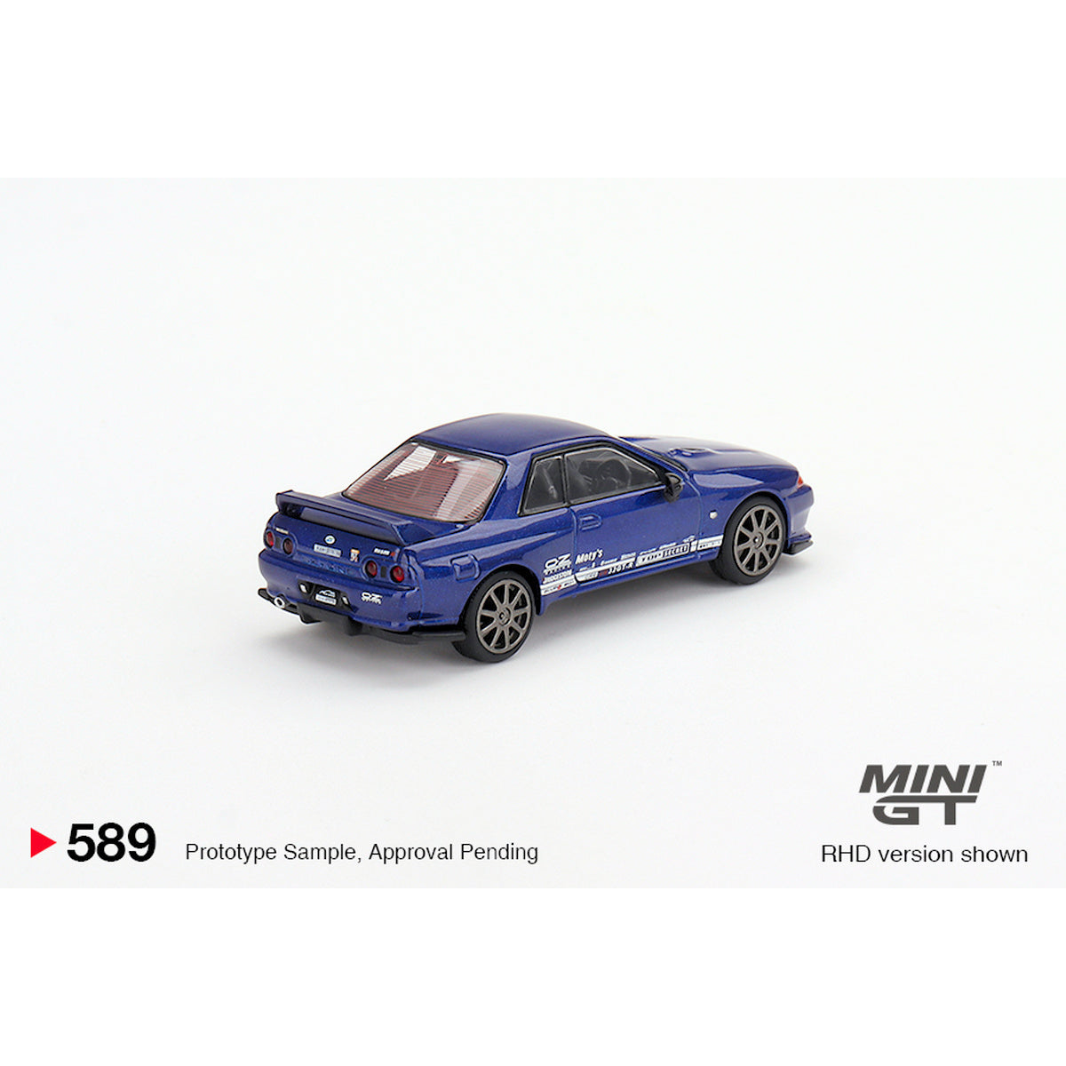 Nissan Skyline GT-R Top Secret VR 32 Metallic Blue MINI GT No.589