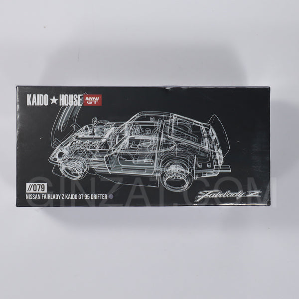 Nissan Fairlady Z Kaido GT 95 Drifter V1, MINI GT x Kaido No.079 House diecast model car 