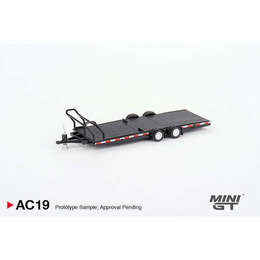 Car Hauler Trailer Type B Black, MINI GT Diecast Model AC19