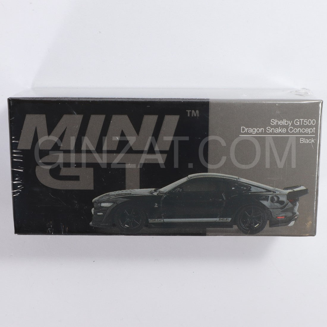 Shelby GT500 Dragon Snake Concept Black, MINI GT No.575 diecast model car