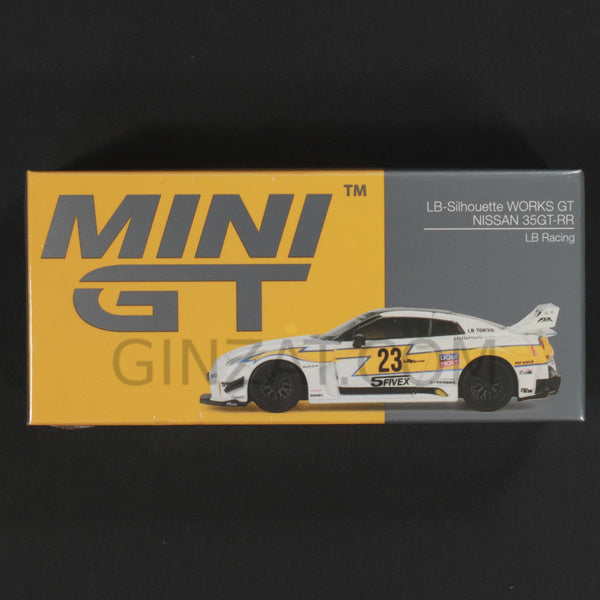 LB-Silhouette WORKS GT Nissan 35GT-RR Version 1 LB Racing, Mini GT No. 528 diecast model car