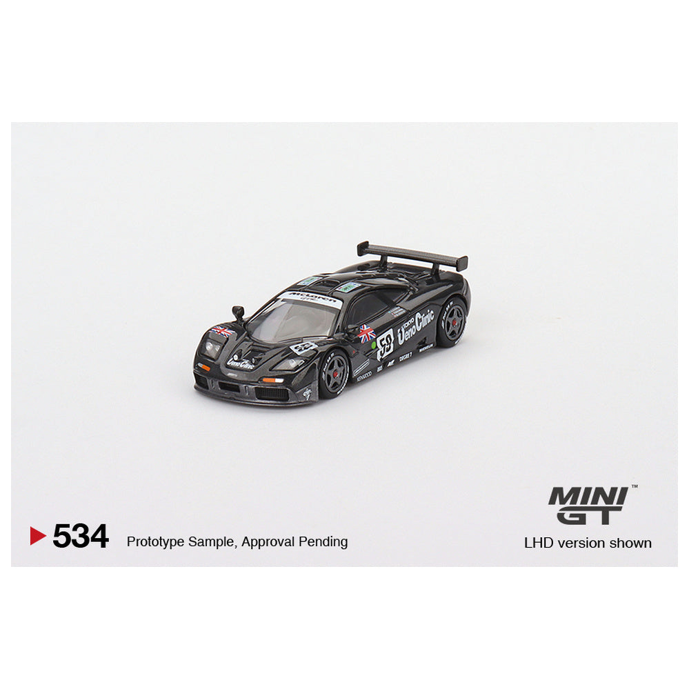 McLaren F1 GTR 24H Le Mans 1995 Winner #59 J.J.Lehto / Y.Dalmas / M.Sekiya, Mini GT No. 534 diecast model car