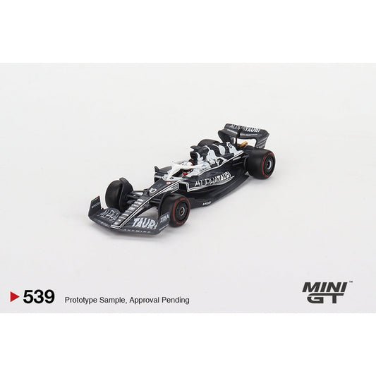 AlphaTauri AT03 #10 Pierre Gasly 2022 Abu Dhabi Grand Prix, Mini GT No. 539 diecast model car