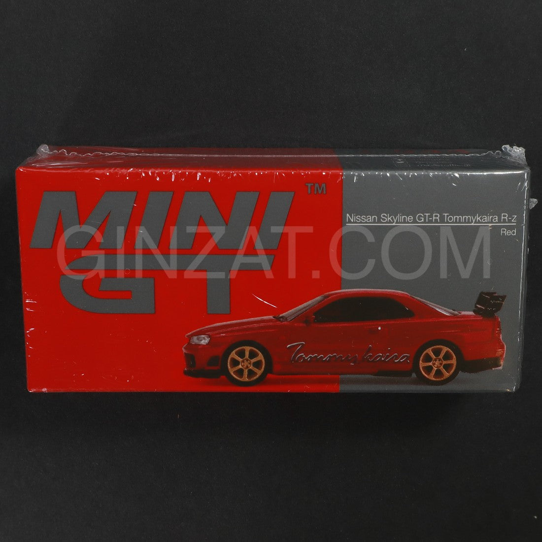 Nissan GT-R R34 Tommykaira R R-z Red, MINI GT No.543 diecast model car