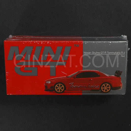 Nissan GT-R R34 Tommykaira R R-z Red, MINI GT No.543 diecast model car