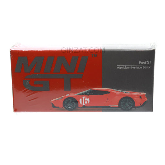 FORD GT Alan Mann Heritage Edition, Mini GT No.476 diecast model car