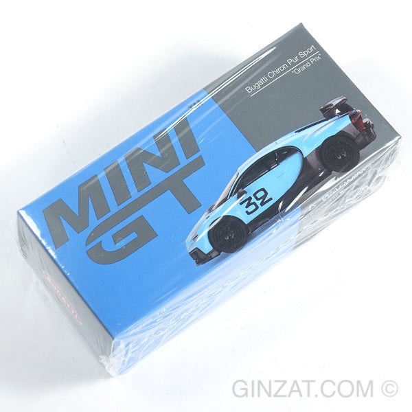 BUGATTI Chiron Pur Sport "Grand Prix", MINI GT No.487 diecast model car