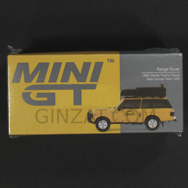 Range Rover 1982 Camel Trophy Papua New Guinea Team USA, Mini GT No. 509  diecast model car