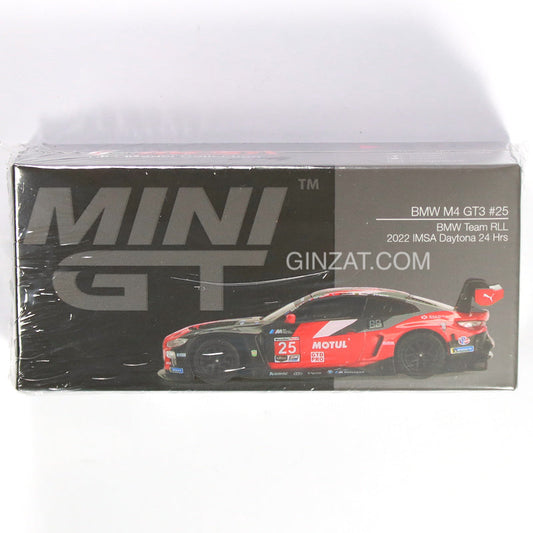 BMW M4 GT3 IMSA Daytona 24h 2022 #25 BMW Team RLL, MINI GT No.416 diecast model car