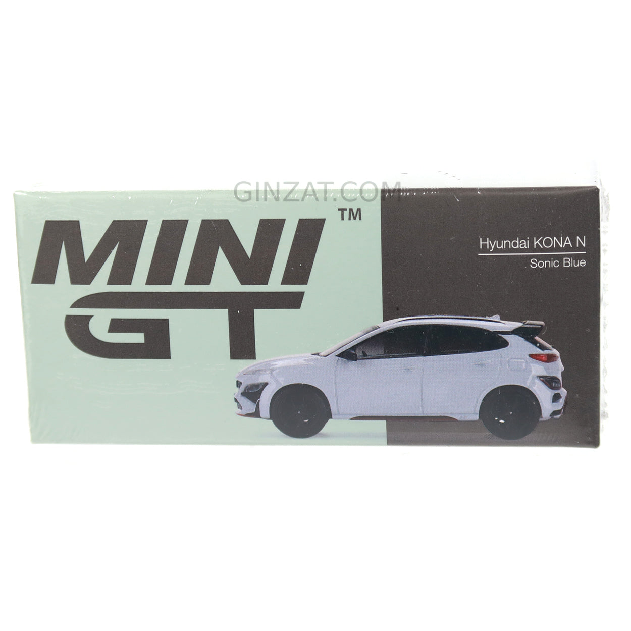 HYUNDAI KONA N Sonic Blue, Mini GT No.454 diecast model car