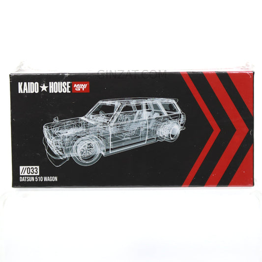 DATSUN 510 Wagon Advan, Mini GT x Kaido House 033 diecast model car