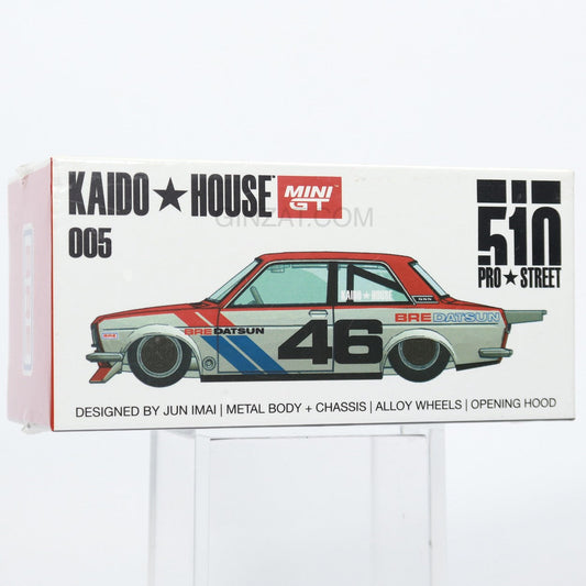 BRE Datsun 510 Pro Street, Kaido House 005 Mini GT diecast model car